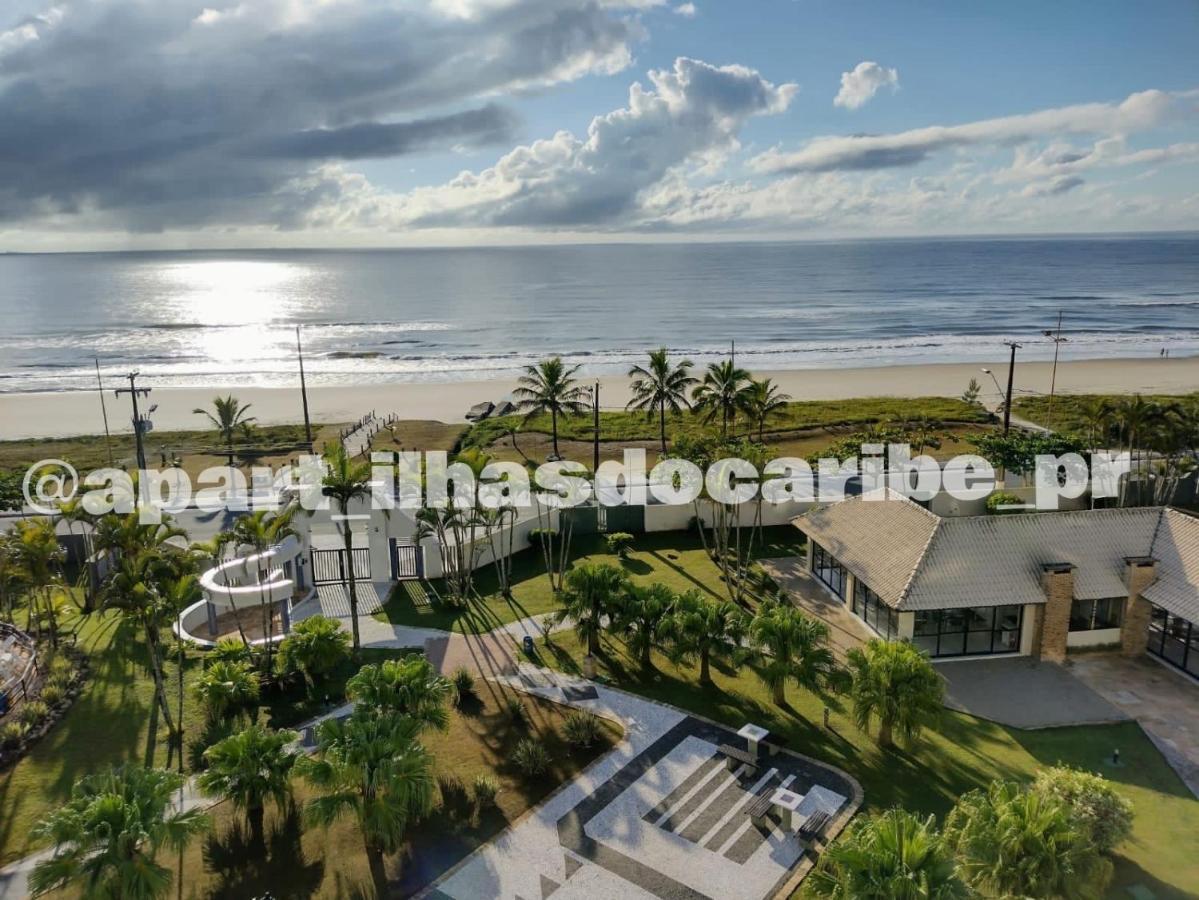 Apto Cond Ilhas Do Caribe - Pr - Beira Mar Matinhos Kültér fotó