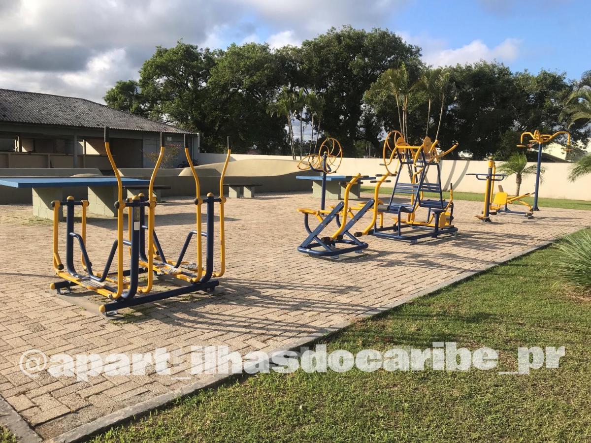 Apto Cond Ilhas Do Caribe - Pr - Beira Mar Matinhos Kültér fotó