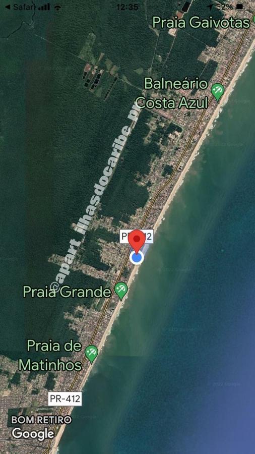 Apto Cond Ilhas Do Caribe - Pr - Beira Mar Matinhos Kültér fotó