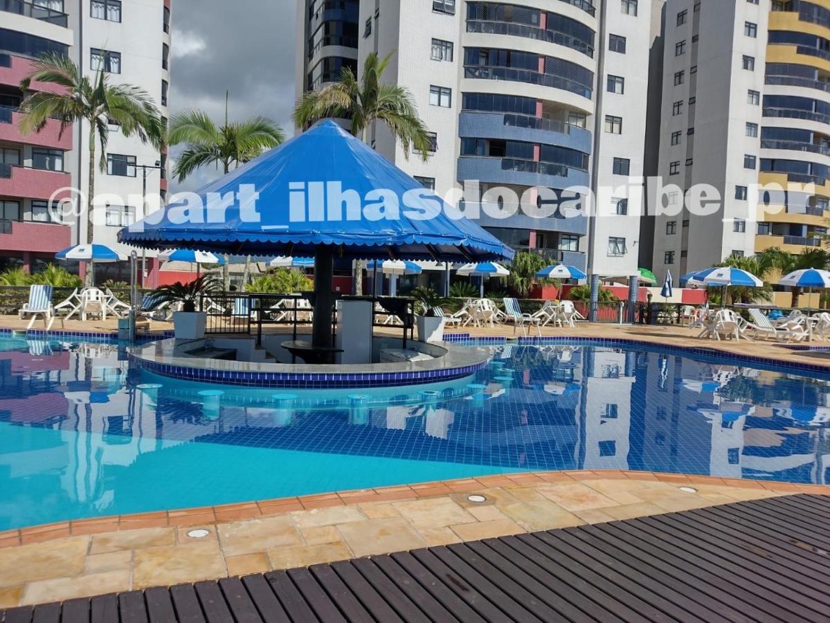 Apto Cond Ilhas Do Caribe - Pr - Beira Mar Matinhos Kültér fotó
