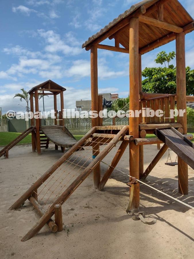 Apto Cond Ilhas Do Caribe - Pr - Beira Mar Matinhos Kültér fotó